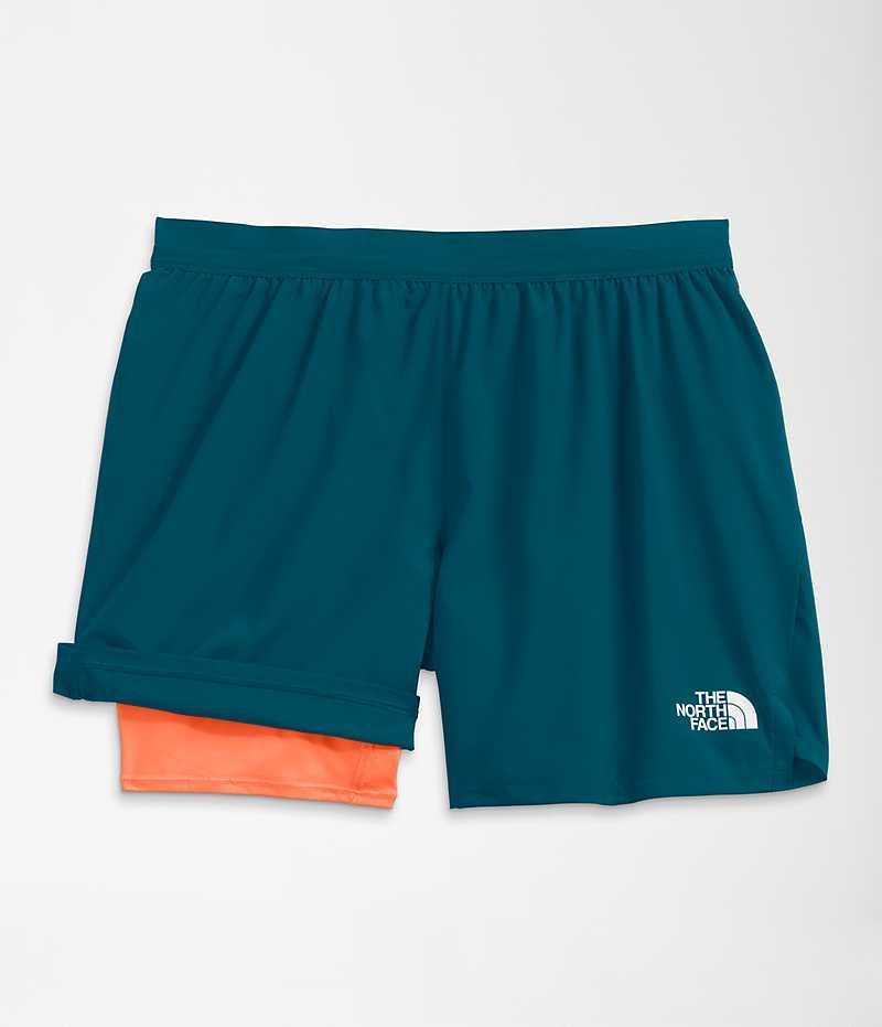 The North Face Sunriser 2-in-1 Şort Erkek Mavi | TÜRKIYE RKIJ