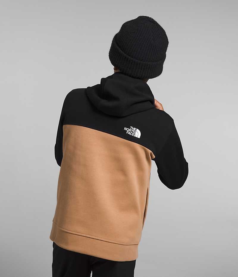 The North Face TNF™ Tech Full-Zip Hoodie Polar Ceketler Erkek Çocuk Haki Siyah | ISTANBUL WZEF