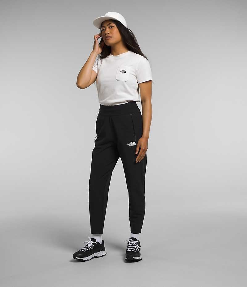 The North Face Tekware™ Grid Polar Pantolon Kadın Siyah | ISTANBUL LBUM