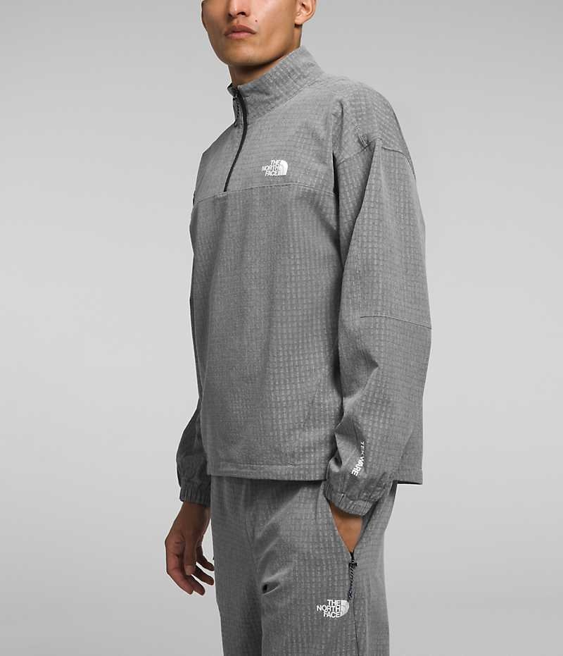 The North Face Tekware™ Grid ¼-Zip Sweatshirt Erkek Gri | TÜRKIYE VTHF
