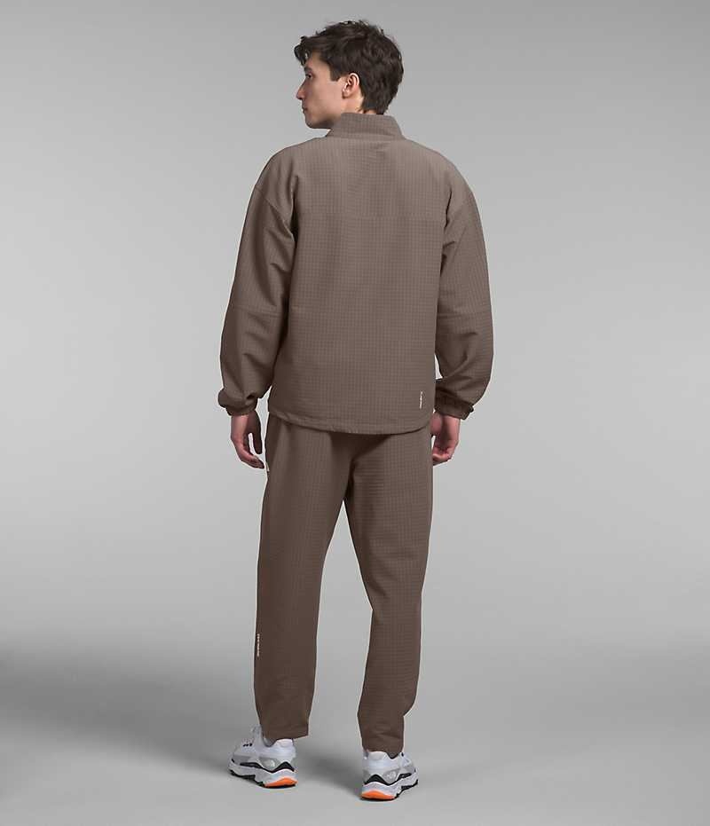 The North Face Tekware™ Grid ¼-Zip Sweatshirt Erkek Kahverengi | ISTANBUL GPDS