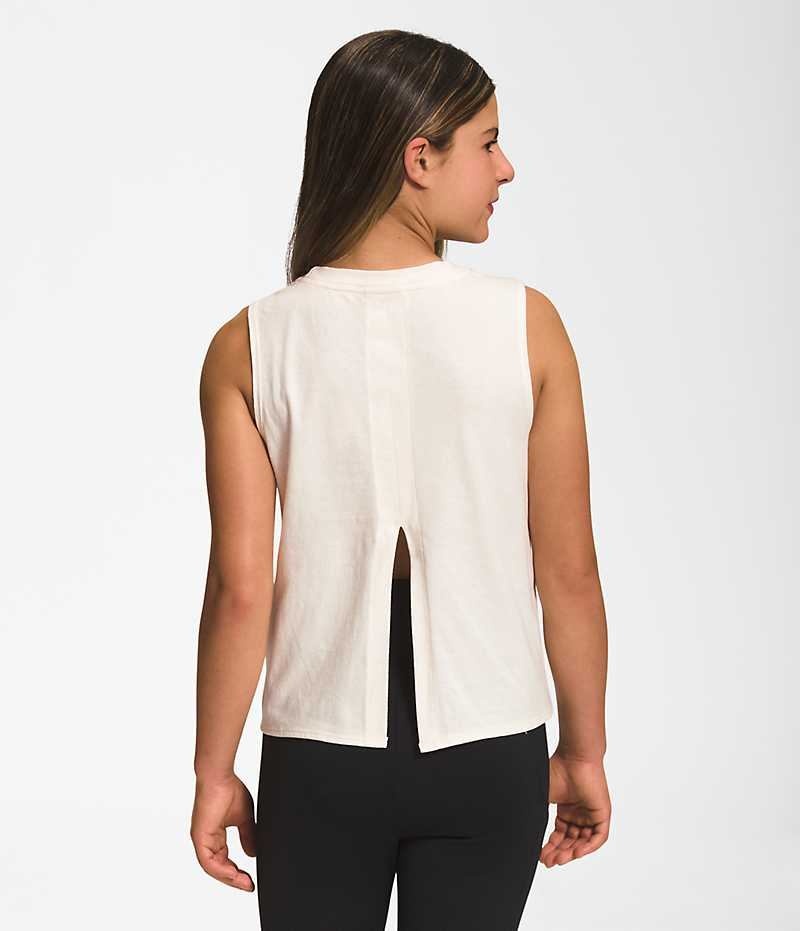 The North Face Tie-Back Tans Tişört Kiz Çocuk Beyaz | ISTANBUL AVUJ