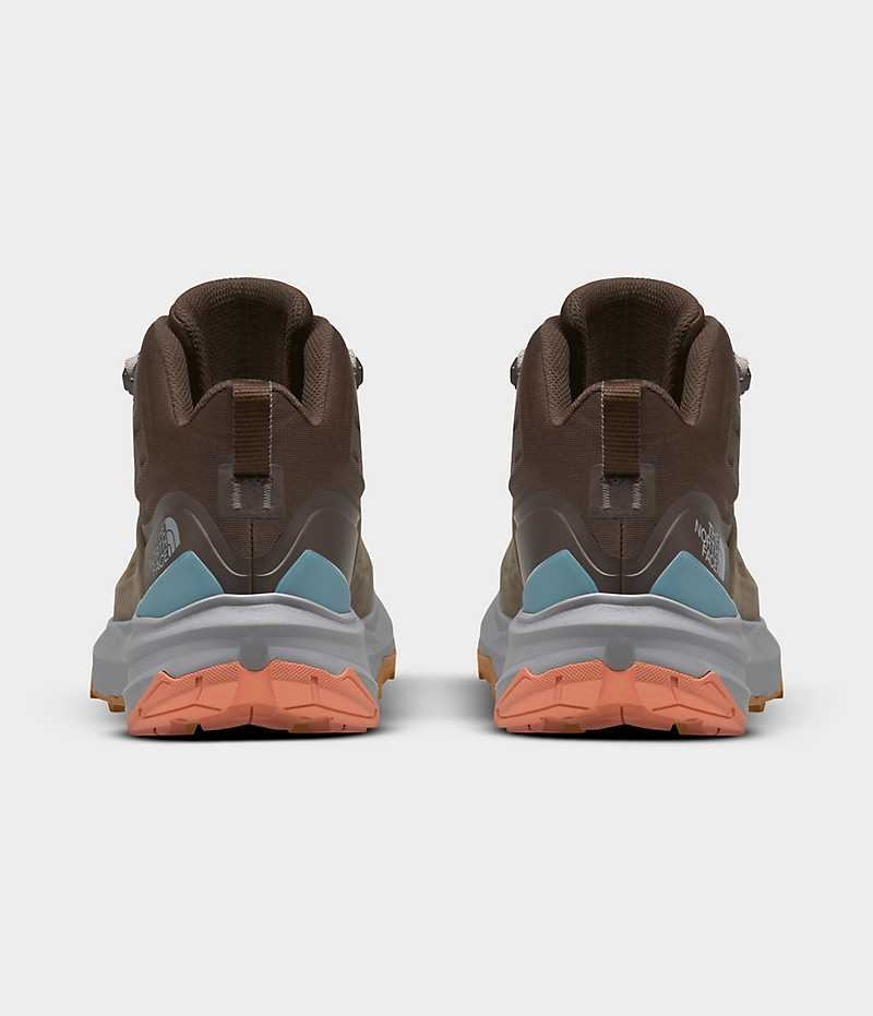 The North Face VECTIV Exploris 2 Mid Cut FUTURELIGHT™ Deri Yürüyüş Botu Kadın Kahverengi | ISTANBUL HQPL