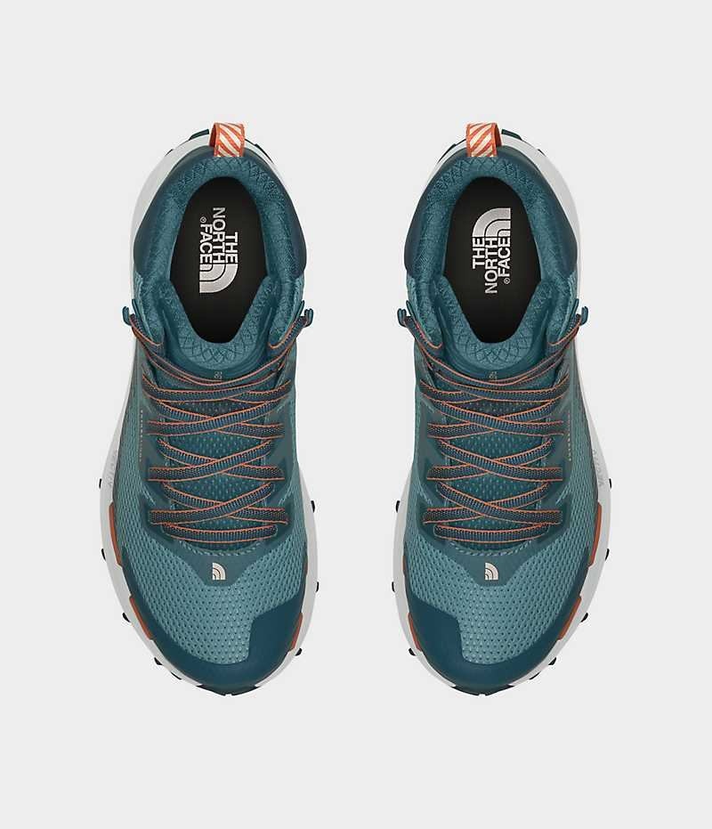 The North Face VECTIV™ Fastpack Mid Cut FUTURELIGHT™ Yürüyüş Botu Kadın Turkuaz | TÜRKIYE UPZY