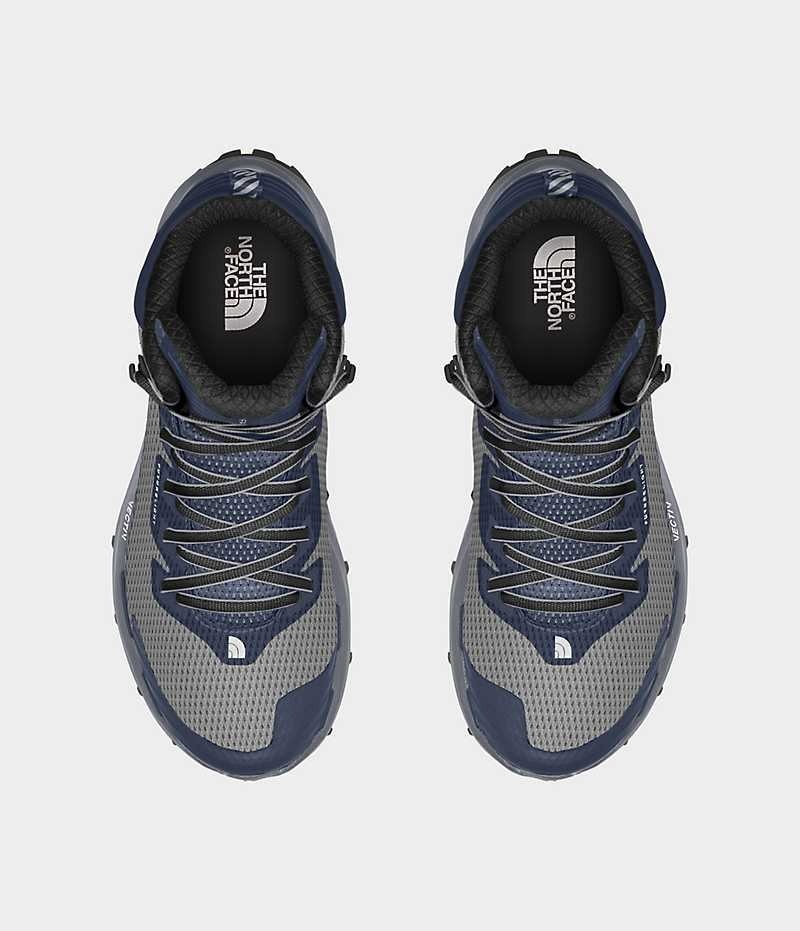 The North Face VECTIV™ Fastpack Mid Cut FUTURELIGHT™ Yürüyüş Botu Erkek Gri Lacivert | TÜRKIYE MNSV