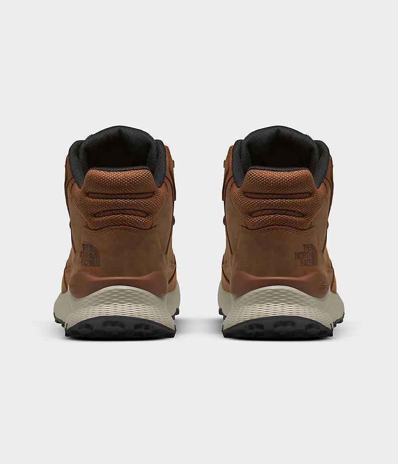 The North Face Vals II Mid Cut Deri Su Geçirmez Kışlık Bot Erkek Kahverengi | TÜRKIYE KULH