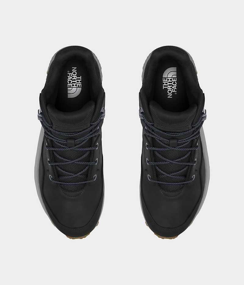 The North Face Vals II Mid Cut Deri Su Geçirmez Kışlık Bot Erkek Siyah | ISTANBUL LKME