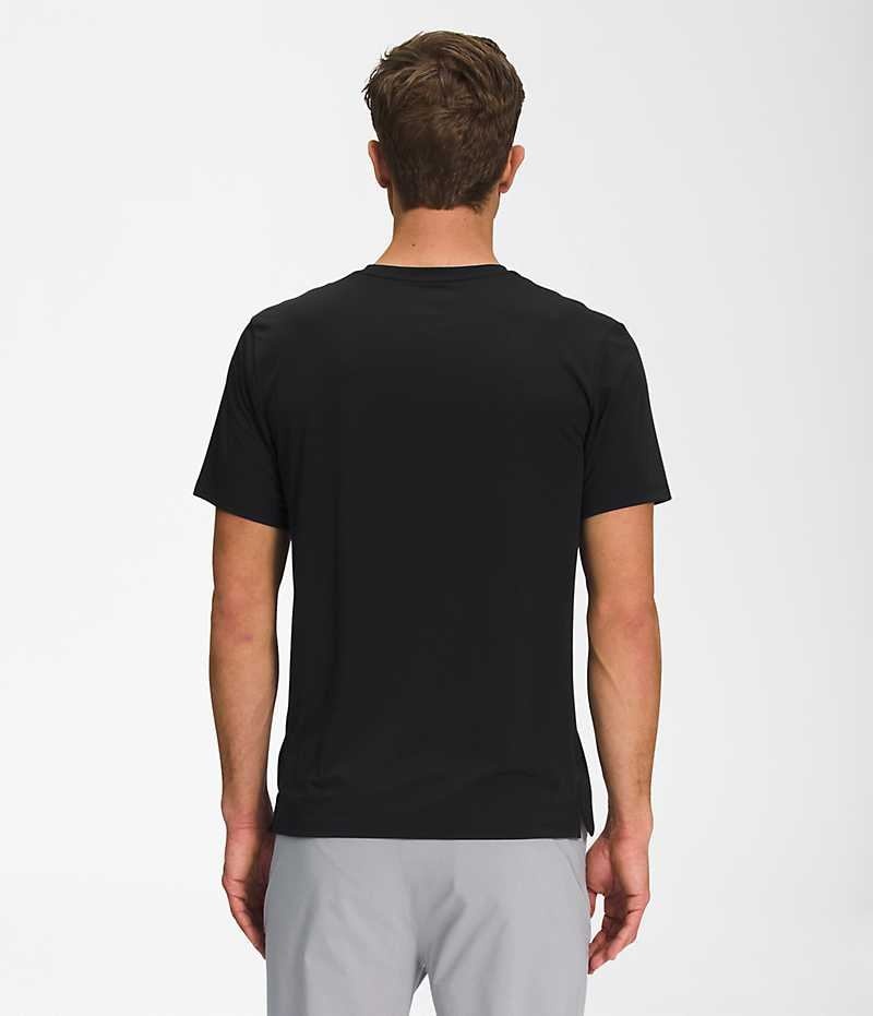 The North Face Wander Kısa Sleeve Tişört Erkek Siyah | TÜRKIYE KUNT